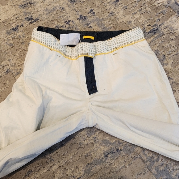 Lands' End Lined Cargo Jeans Darkwash Straight 7 Pockets Size 14 - Picture 6 of 16